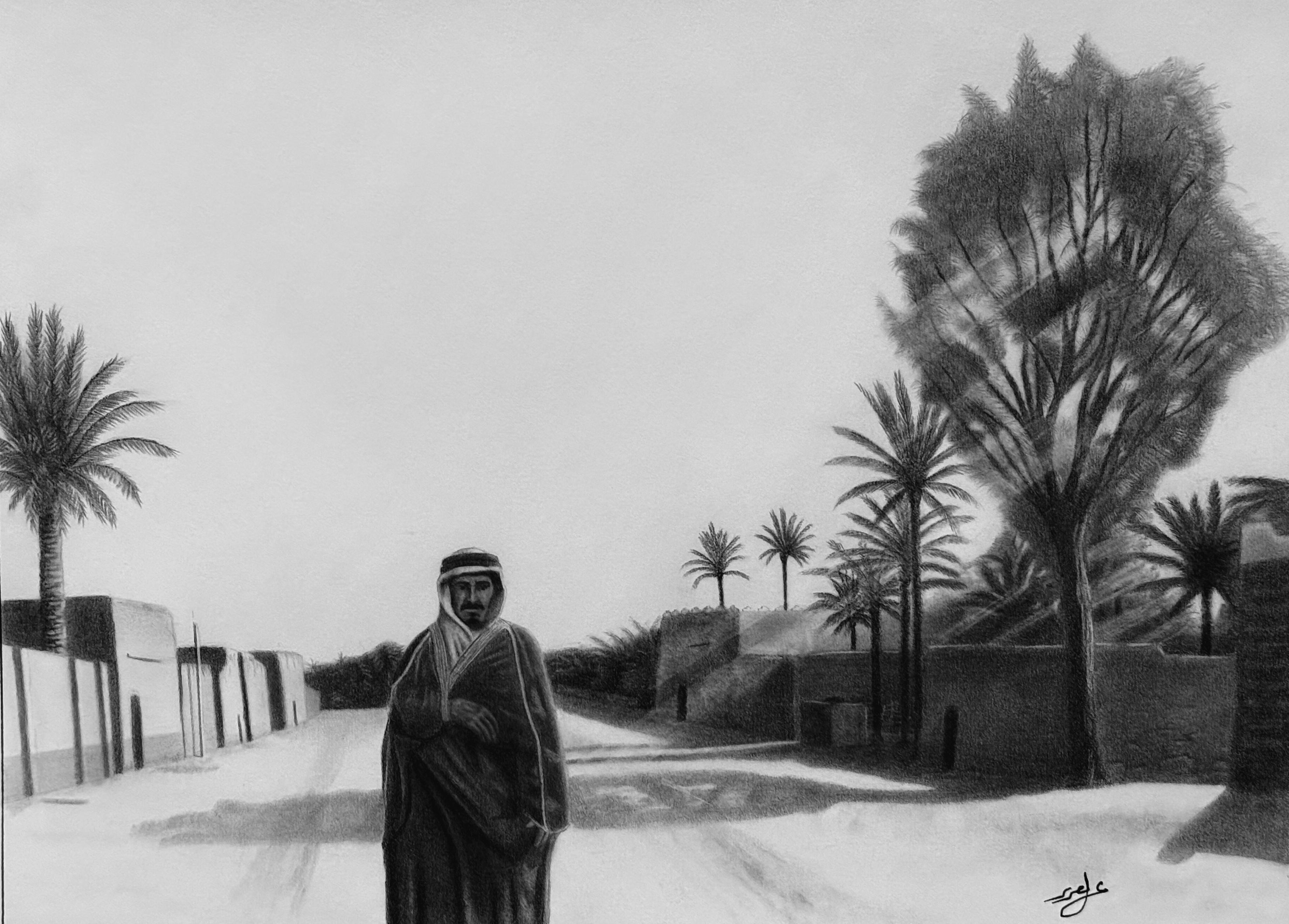 راس الحارة / الرسّام: عبدالعزيز الصريري