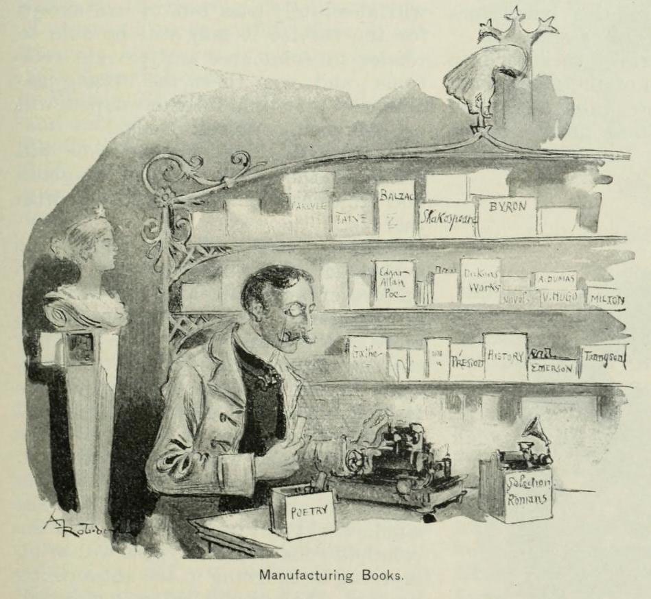 (Manufacturing Books) للفنان Albert Robida
