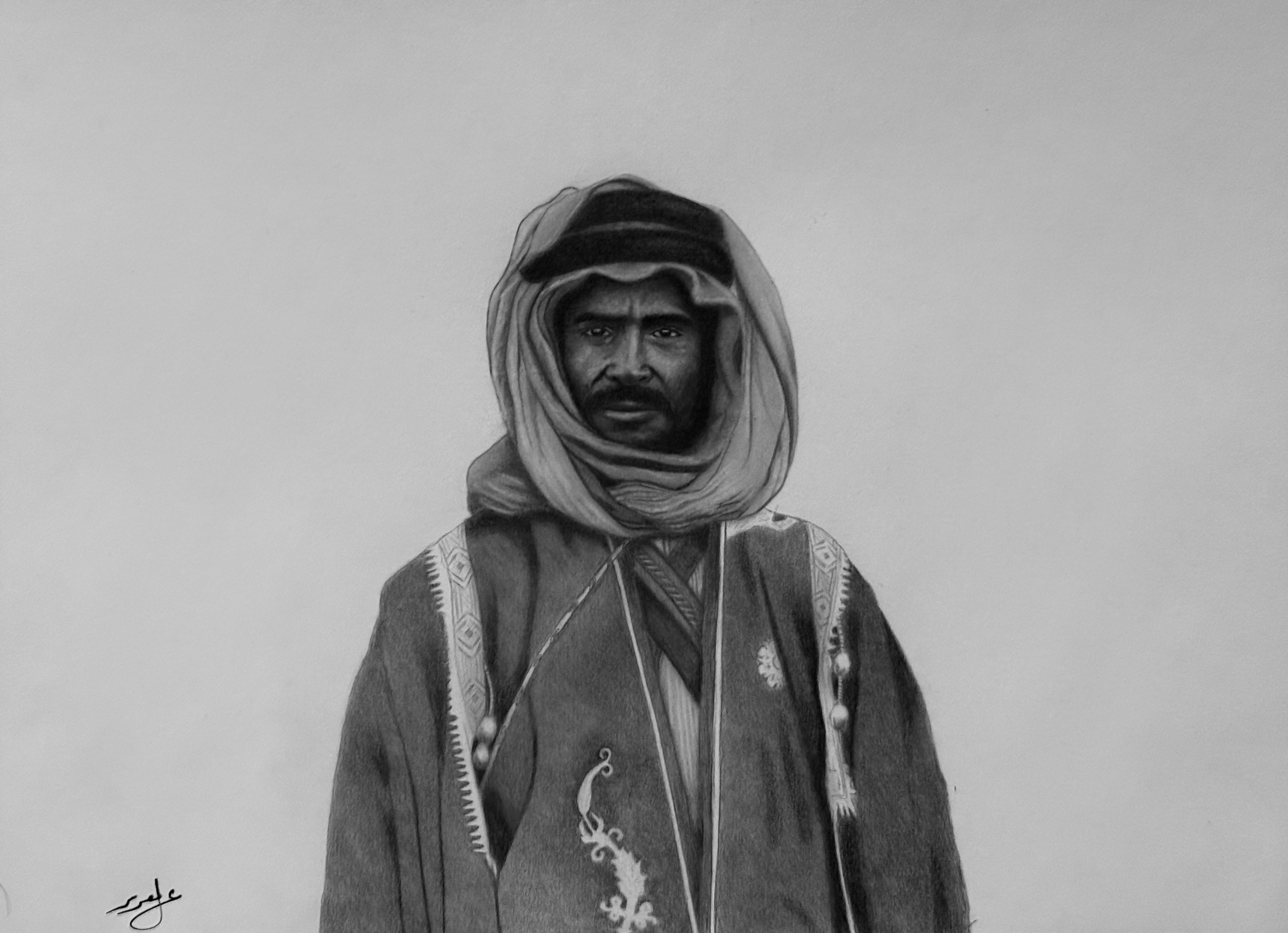 الفارس / رسم: عبدالعزيز الصريري