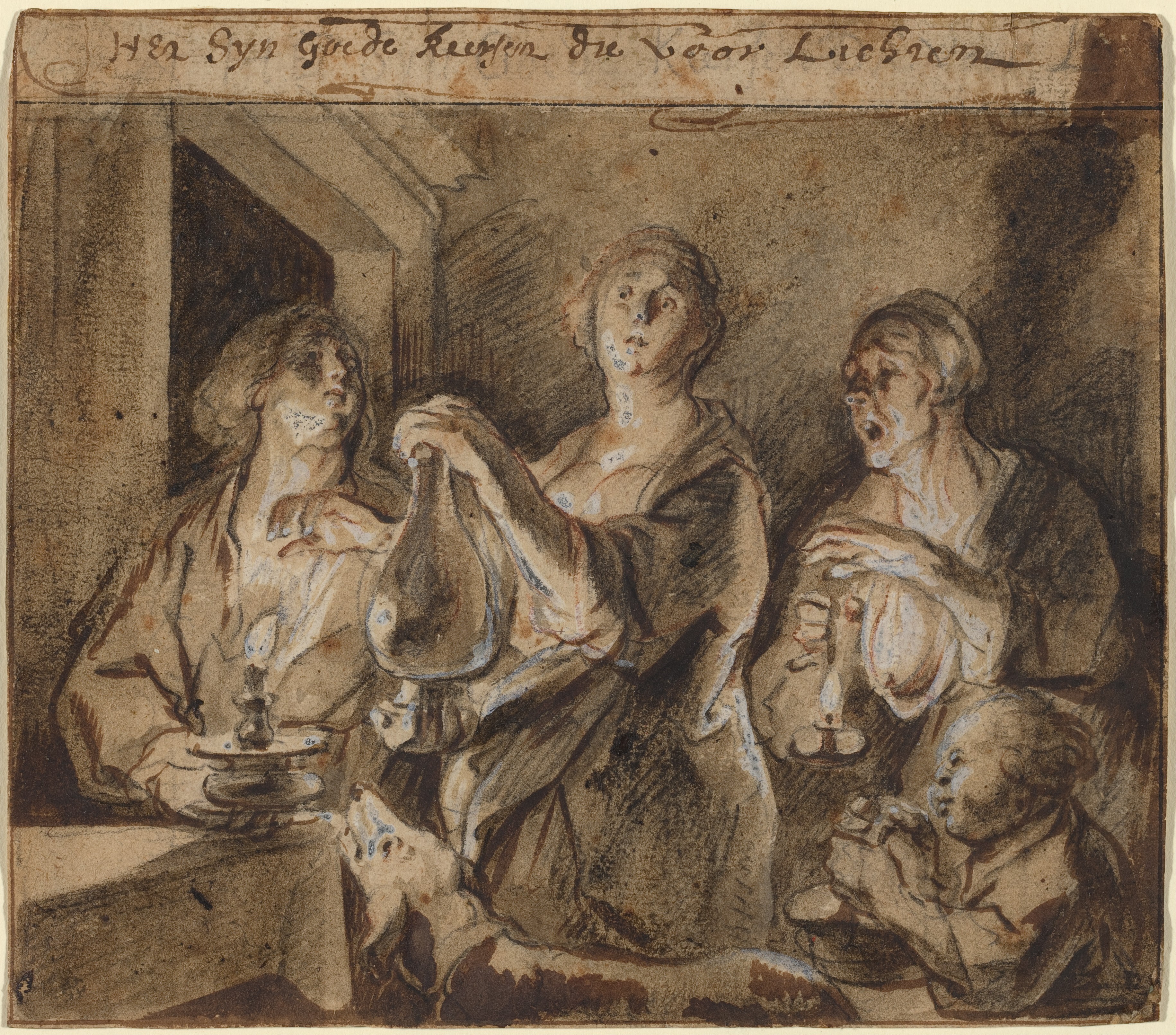 It is good candles which light the way / Jacob Jordaens