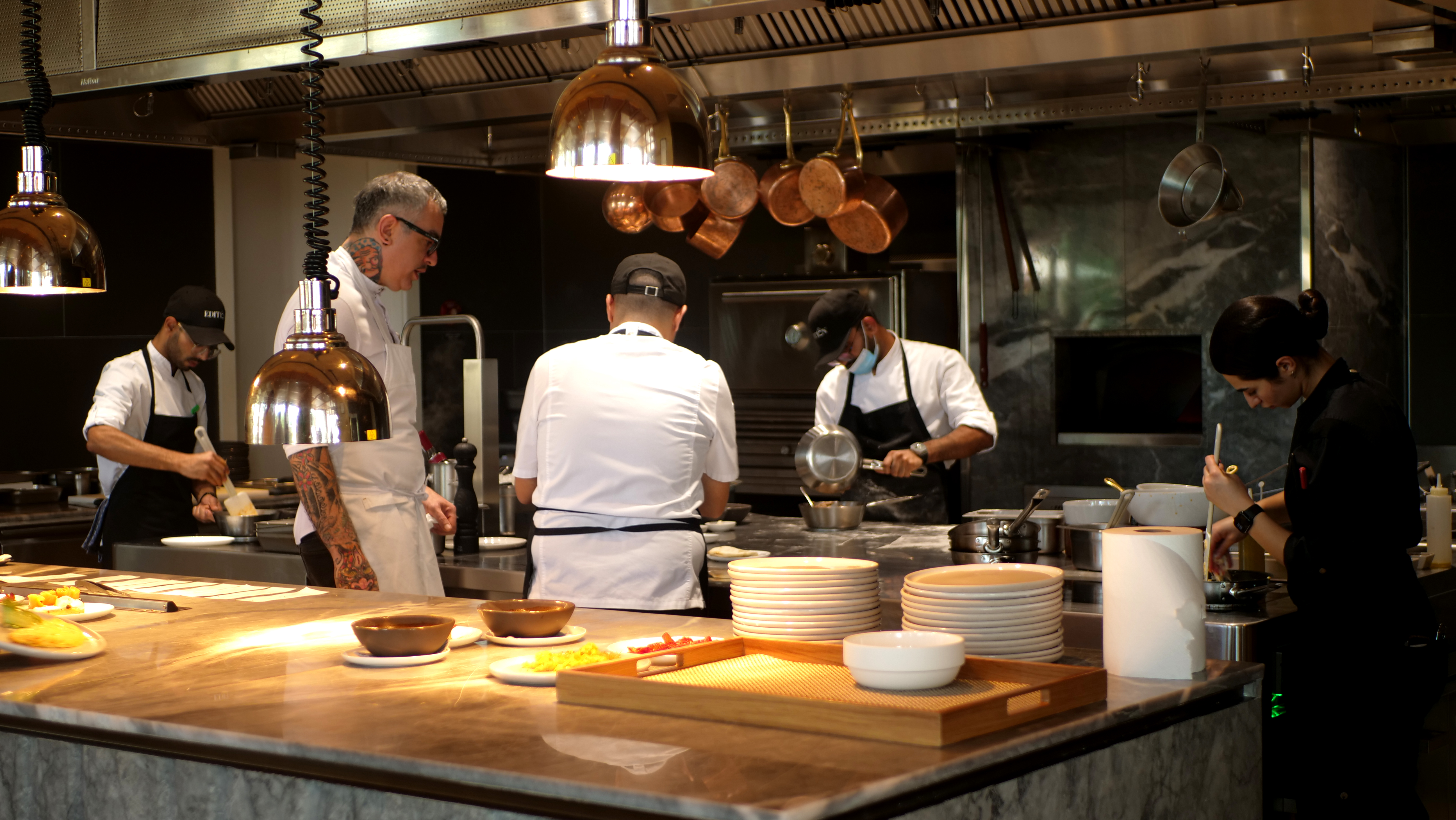 مطبخ المطعم