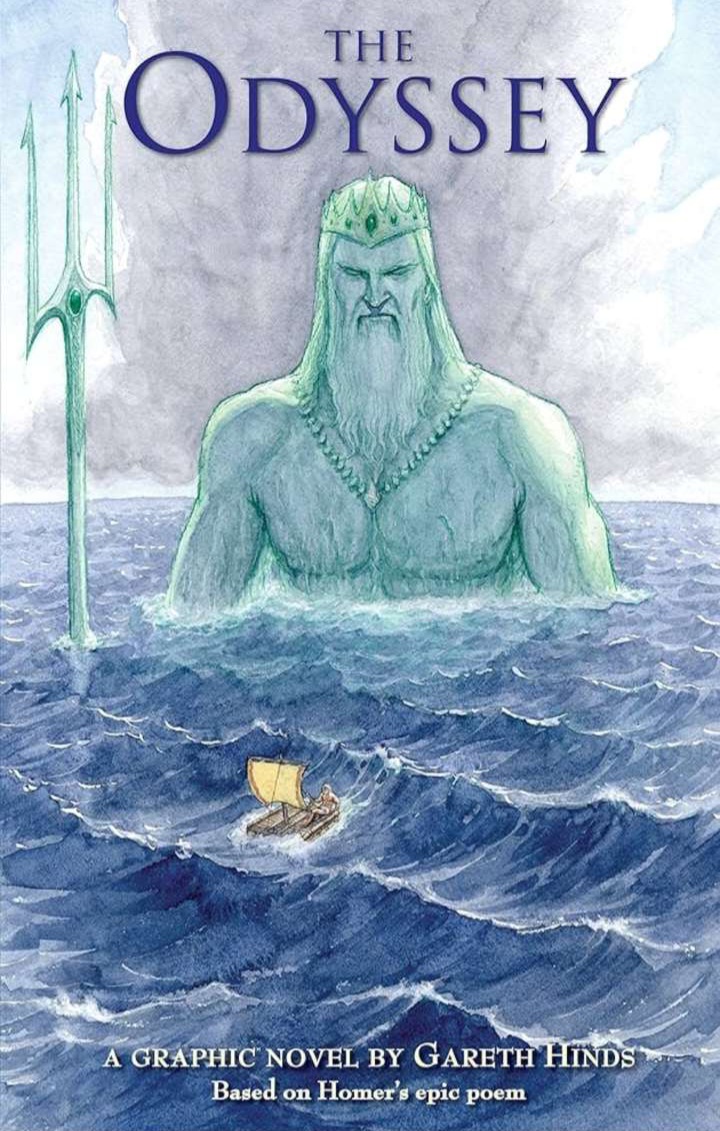 الغلاف الإنقليزي لـ«الأودسَّة» المصوّرة في انتظار صدور الترجمة العربية قريبًا