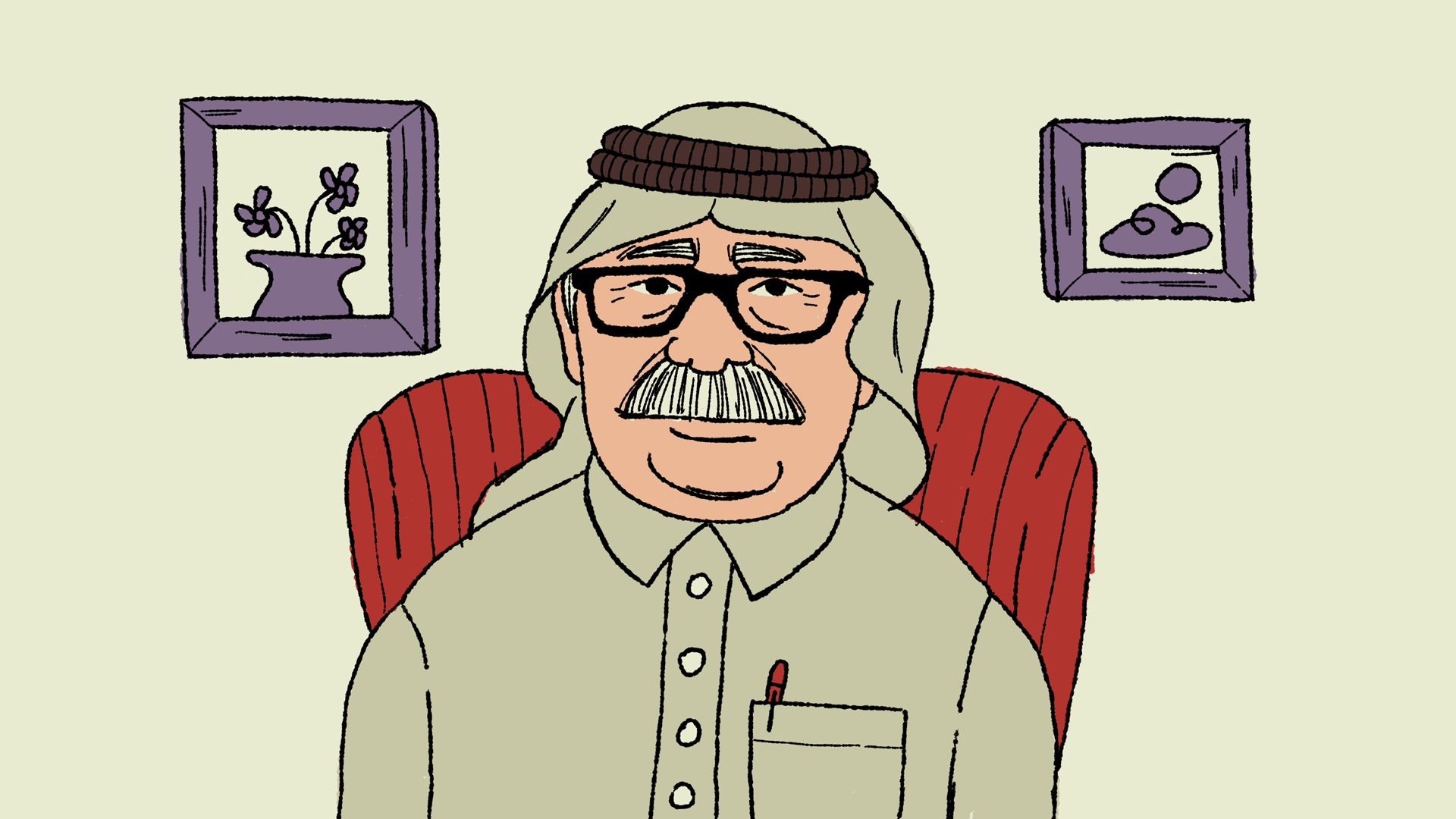 رسم: الفنان عمران