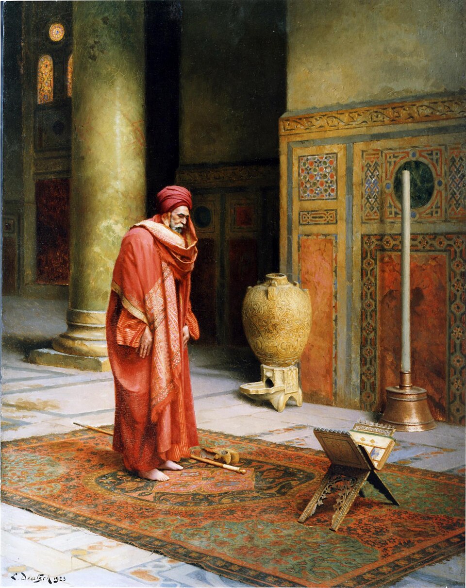 At Prayer by Ludwig Deutsch