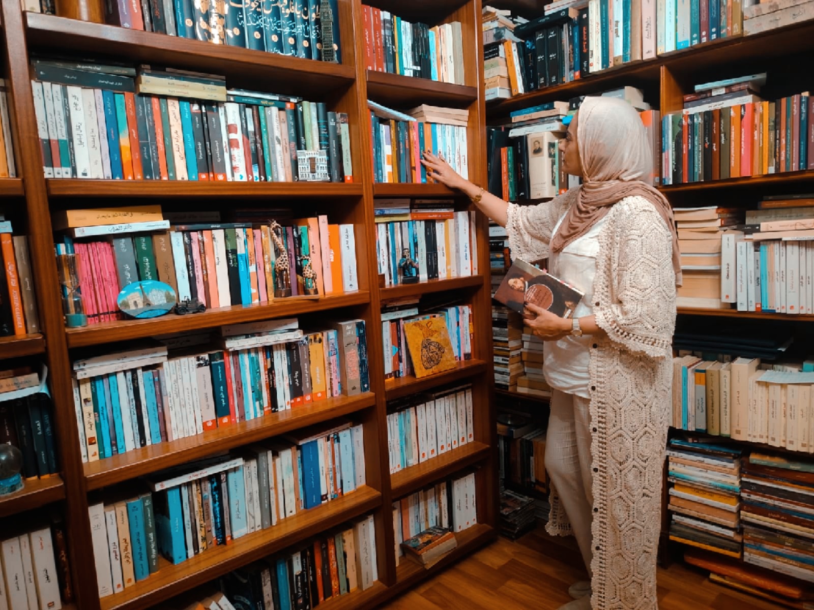 أنا ومكتبتي في حوار دائم