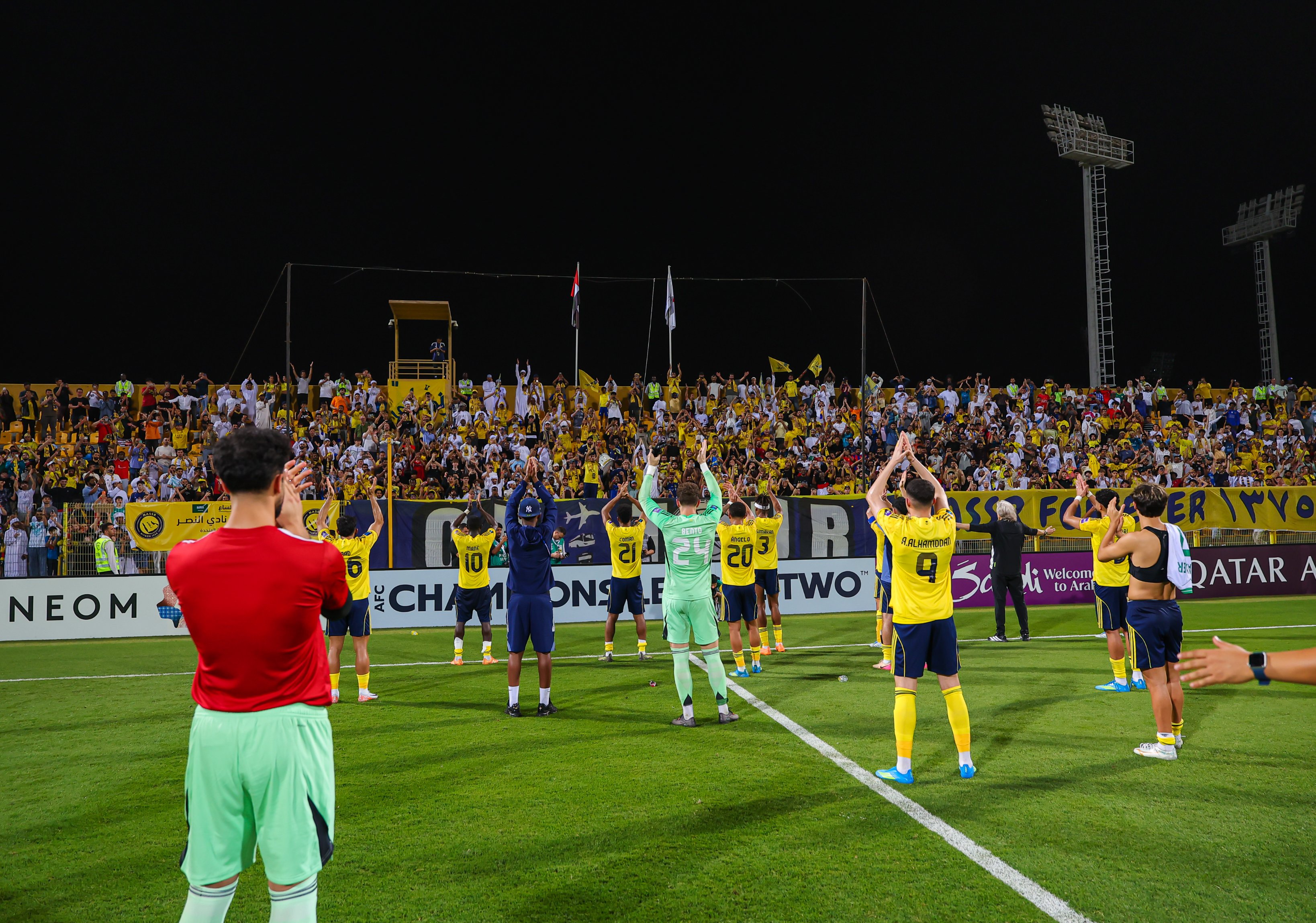 من حساب نادي النصر عبر منصة إكس