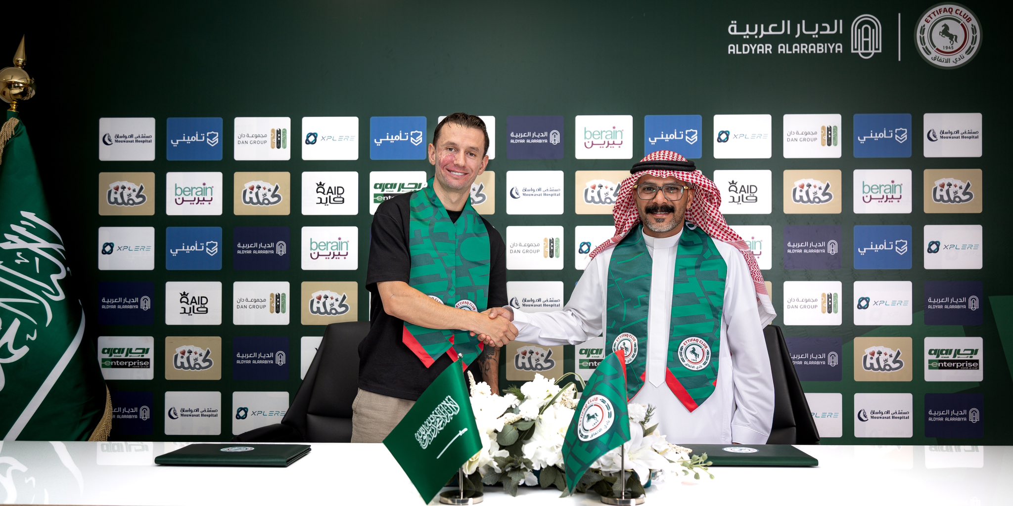 لاعب نادي الاتفاق الجديد بيرسانت سيلينا