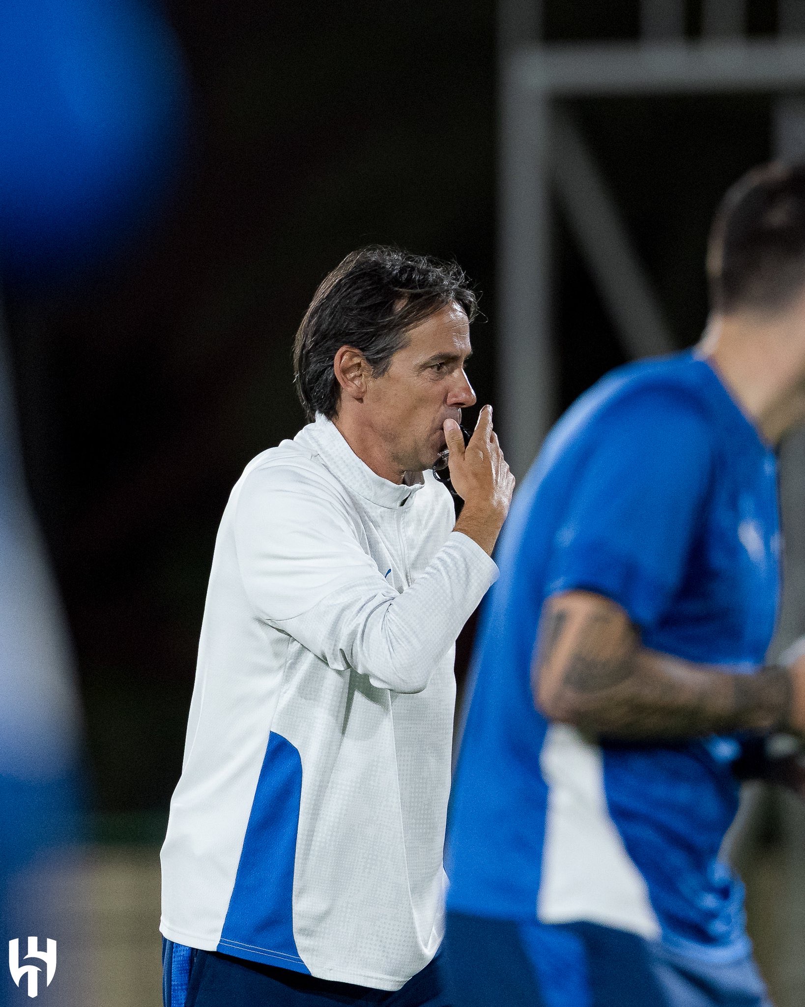 مدرب الهلال سيموني إنزاقي ( من حساب نادي الهلال عبر منصة إكس )