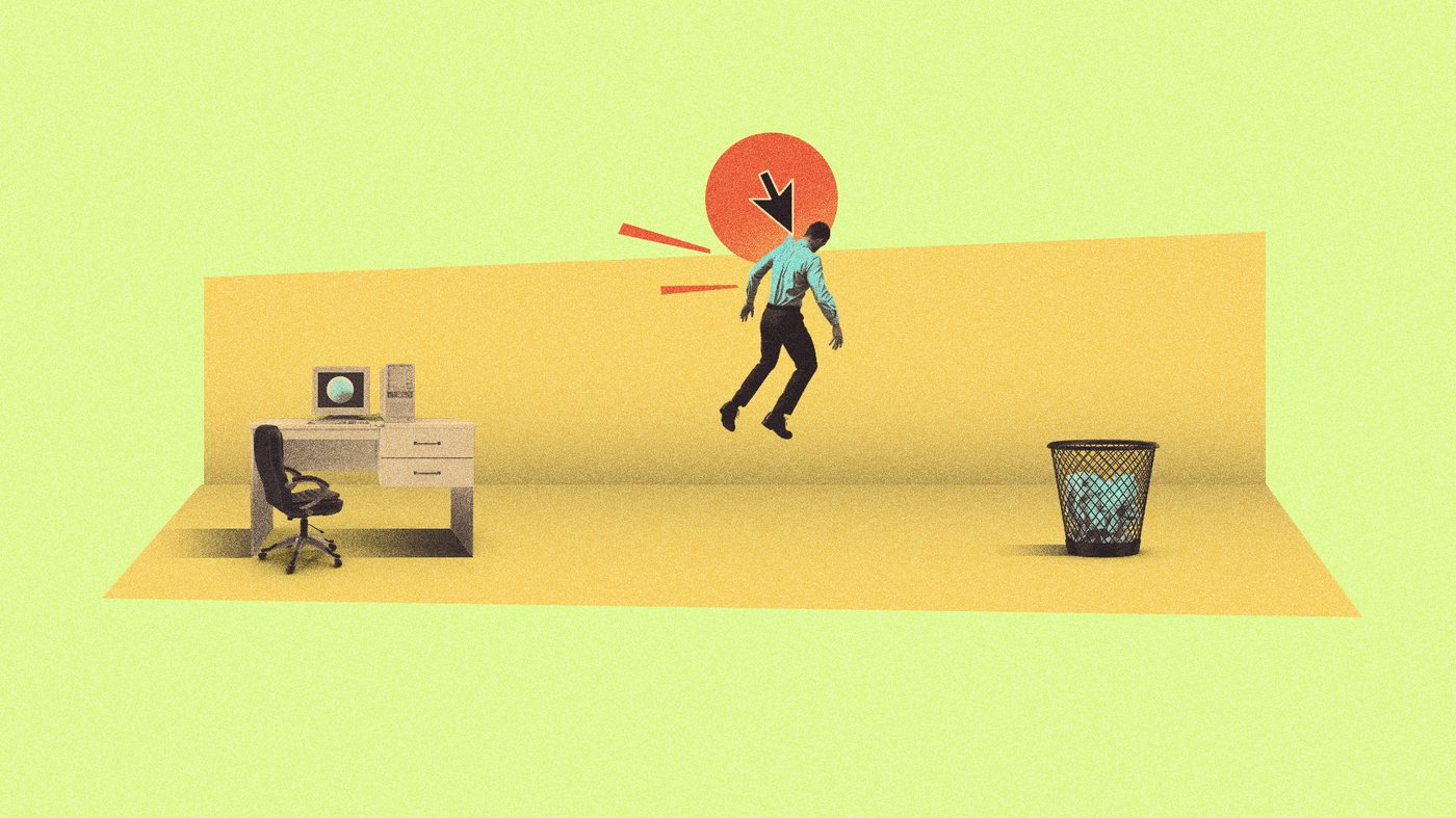 الذكاء الاصطناعي يأخذ وظيفتك / تصميم: أحمد عيد