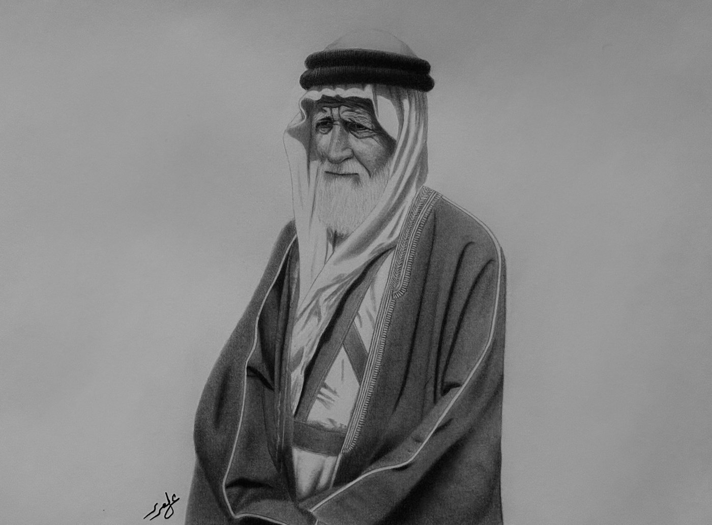 راس القوم / الرسّام: عبدالعزيز الصريري
