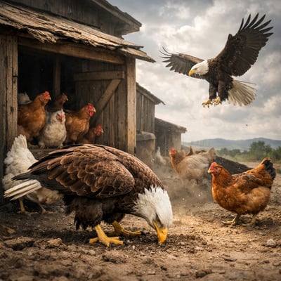The Eagle Who Thought He Was a Chicken 
