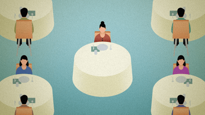 الجلوس وحدك في المطعم لا يثير الشفقة