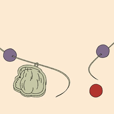 الفتاة التي ابتسمت خرزًا