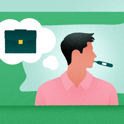 لماذا نشعر بالذنب عندما نأخذ إجازة مرضية؟ 🤧