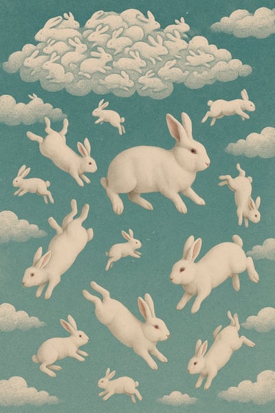 سماء ملبدة بالأرانب