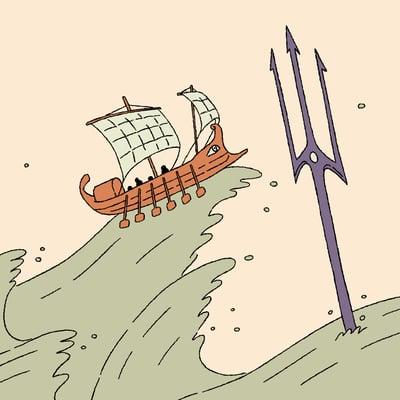 الإلياذة والأودسّة، رواية مصوّرة 🌬