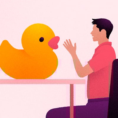 حل مشكلتك المعقدة مع البطة المطاطية 🐥