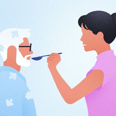 ألزهايمر: يوم تحول أبي إلى طفلي ❤️‍🩹