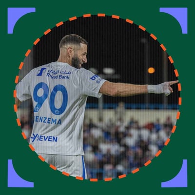 بنزيما يستهل مشواره مع الهلال بهاتريك