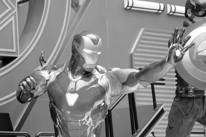  شخصية «آيرون مان» (Iron Man) كما تظهر في قصص مارفل المصورة / Getty Images